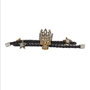 Alexander Mcqueen Skull King Friendship Bracelet